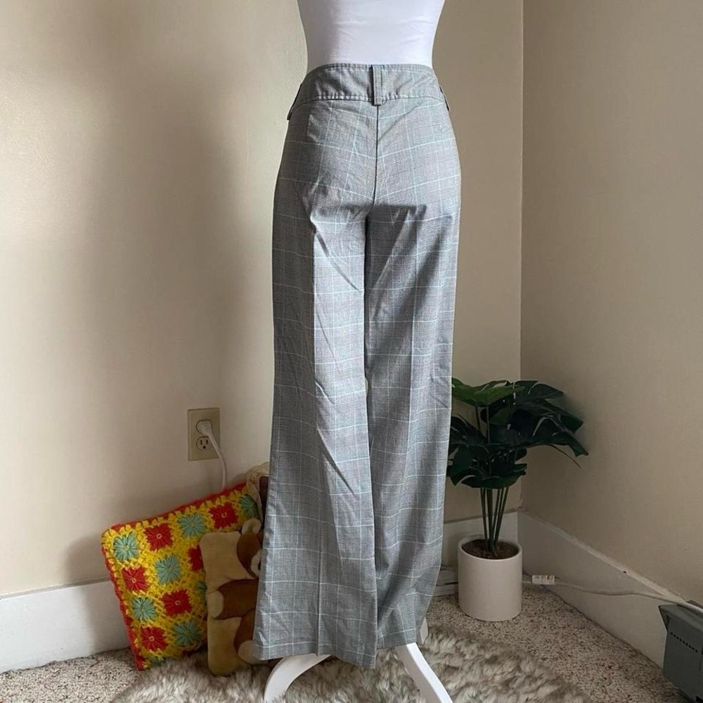 Vintage low rise gray plaid pants - Picture 8 of 8